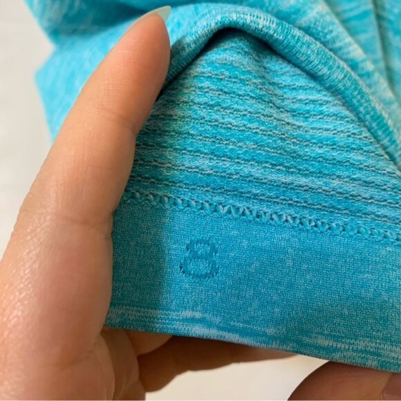 Lululemon Swiftly Tech Tank Aqua Blue Size 8 - Picture 3 of 5